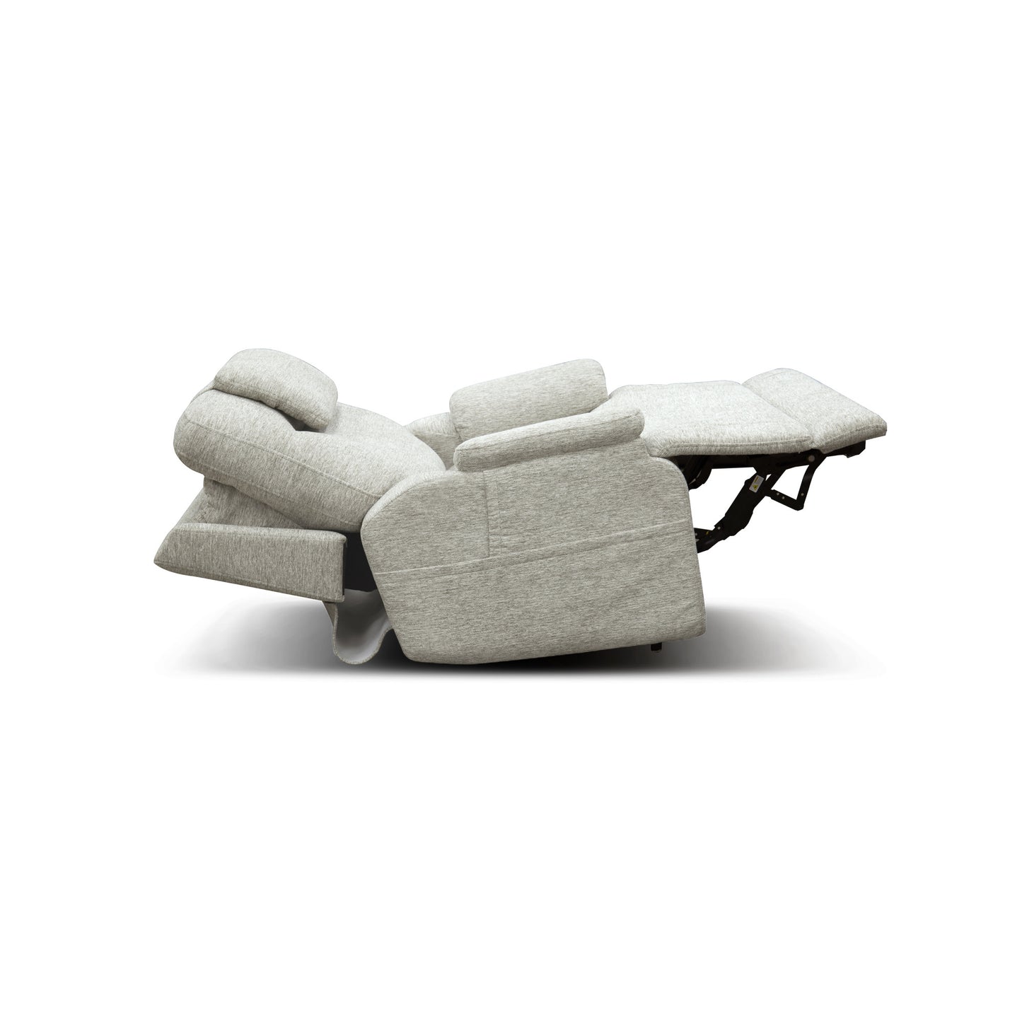 Zecliner Model 2+ Pebble Fabric Power Lift Sleep Recliner with Power Headrest, Lumbar, Heat & Massage
