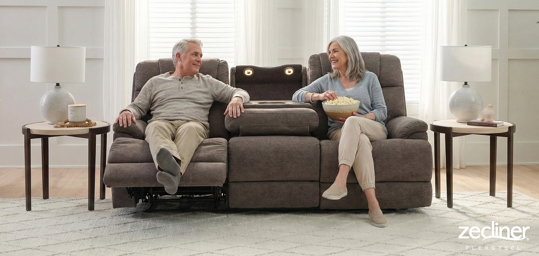 Zecliner Zofa: The Dual-Seat Recliner Sofa for Shared Comfort