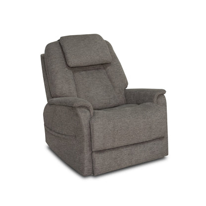 Zecliner Model 3+ Petite Umber Fabric Power Rocking Sleep Chair with Power Headrest, Lumbar, Heat & Massage