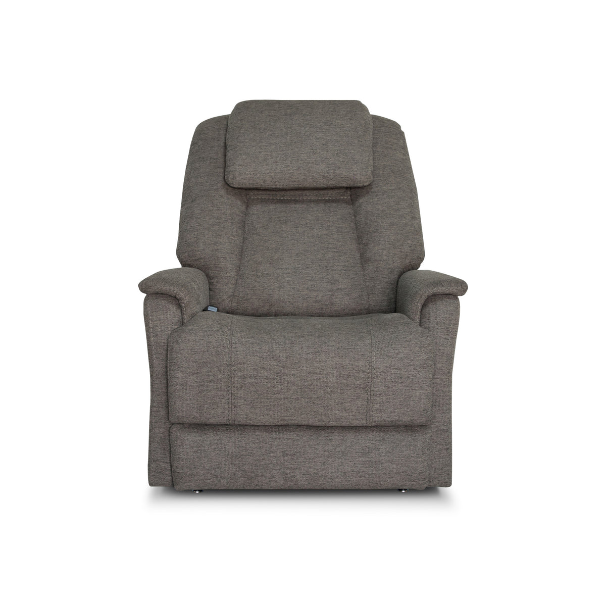Zecliner Model 3+ Petite Umber Fabric Power Rocking Sleep Chair with Power Headrest, Lumbar, Heat & Massage