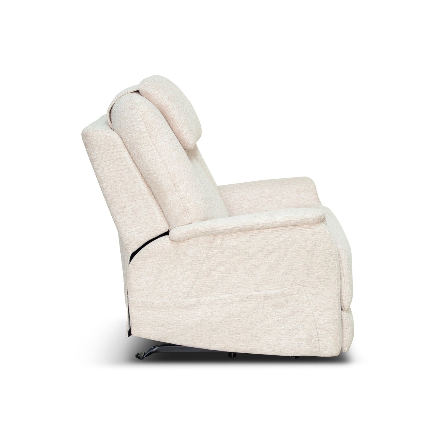 Zecliner Model 3+ Petite Ceramic Fabric Power Sleep Chair with Power Headrest, Lumbar, Heat & Massage