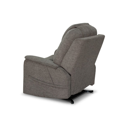 Zecliner Model 3+ Petite Umber Fabric Power Lift Recliner with Power Headrest, Lumbar, Heat & Massage