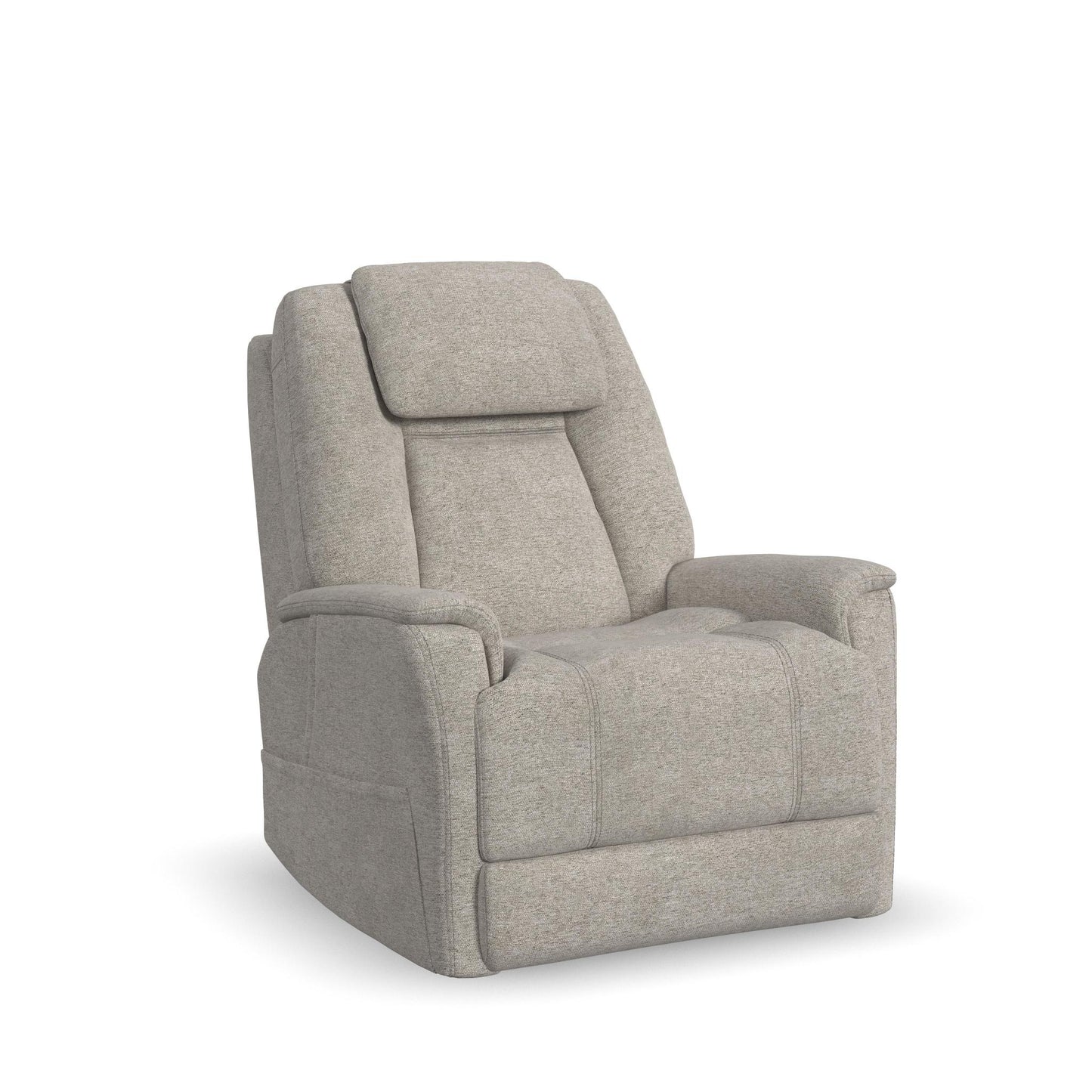 Zecliner Model 3+ Petite Fabric Power Lift Recliner with Power Headrest, Lumbar, Heat & Massage