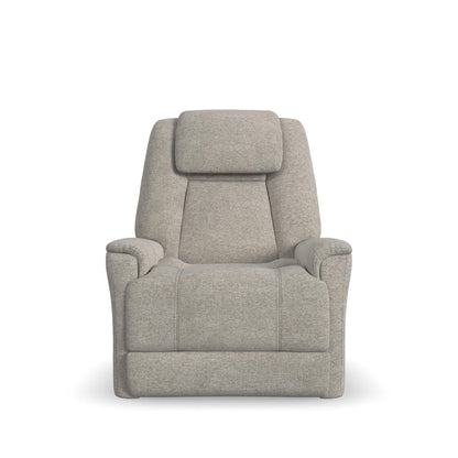 Zecliner Model 3+ Petite Fabric Power Lift Recliner with Power Headrest, Lumbar, Heat & Massage