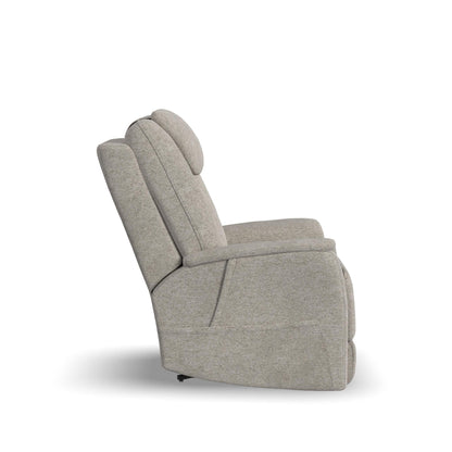Zecliner Model 3+ Petite Fabric Power Lift Recliner with Power Headrest, Lumbar, Heat & Massage