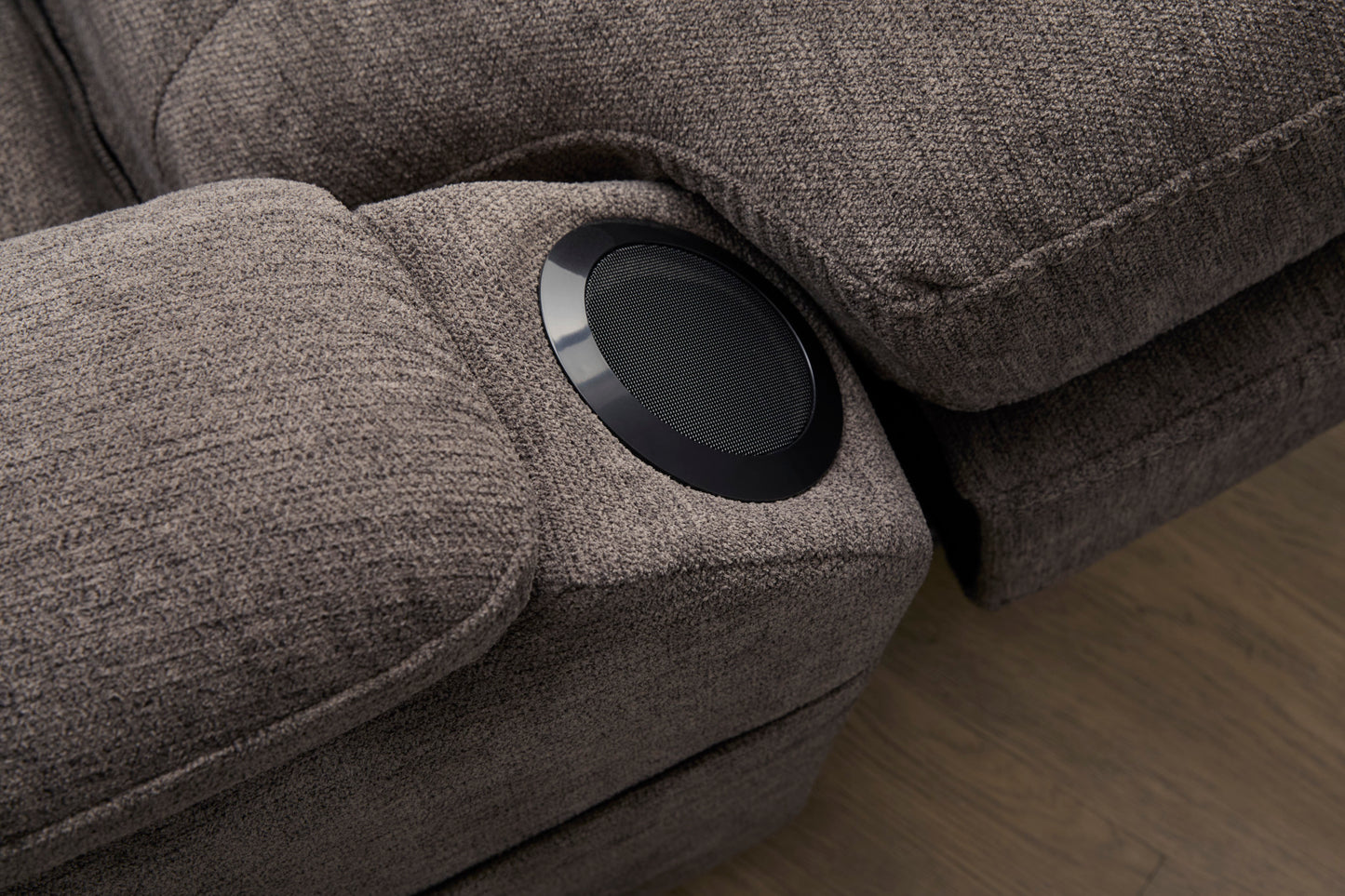 Zecliner Modular Power Sleep Modular Sectional with Power Headrest, Lumbar, Heat, & Massage