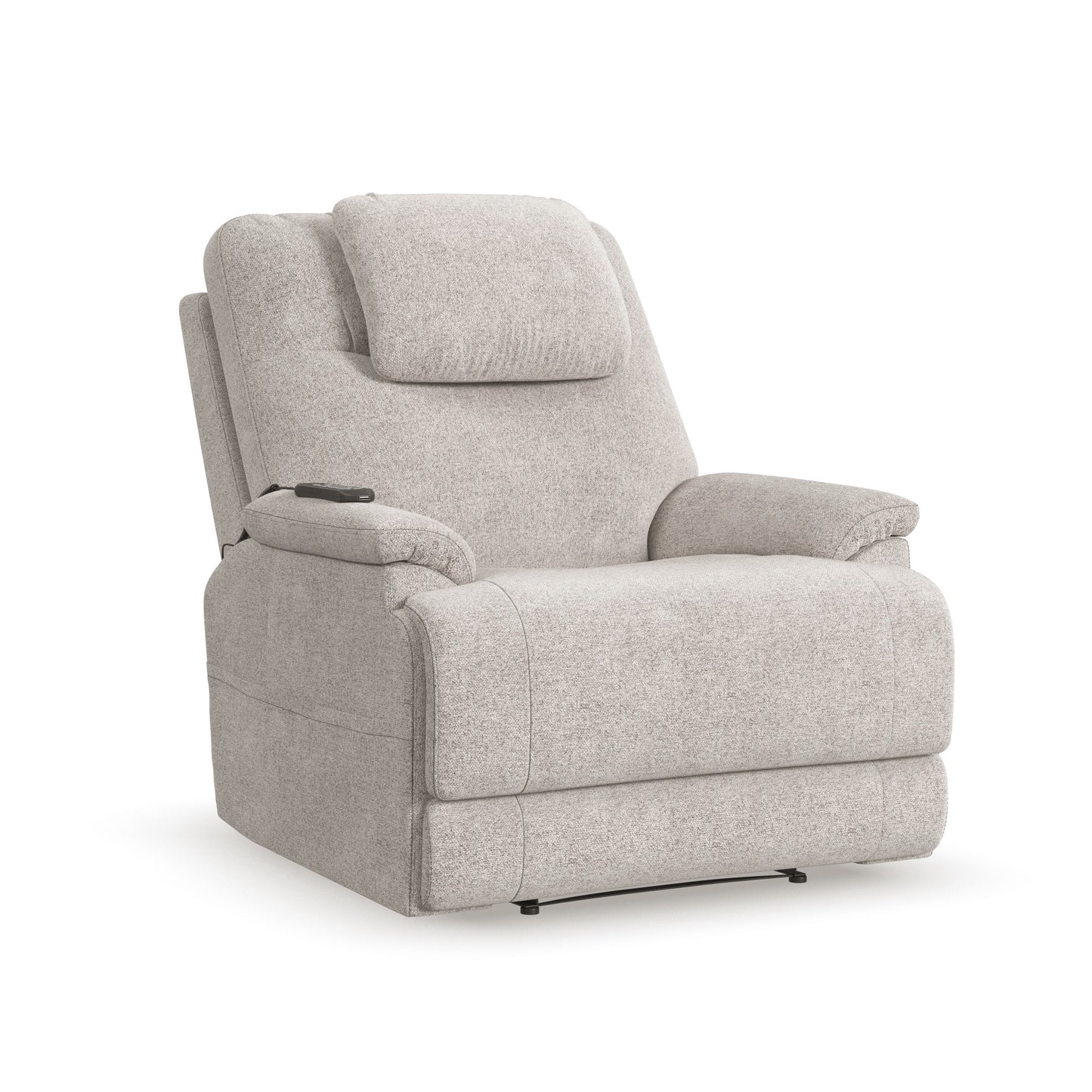 Zecliner Model 2 Petite Shell Fabric Power Sleep Recliner with Power Headrest & Lumbar