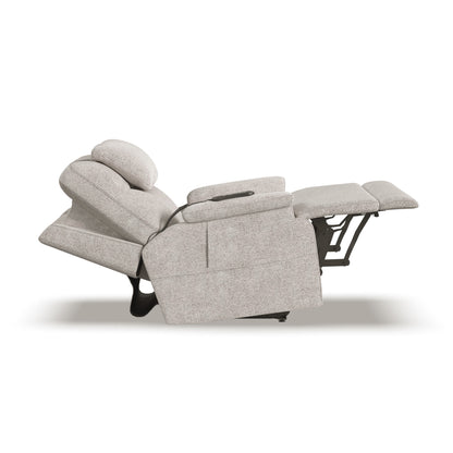 Zecliner Model 2 Petite Shell Fabric Power Sleep Recliner with Power Headrest & Lumbar