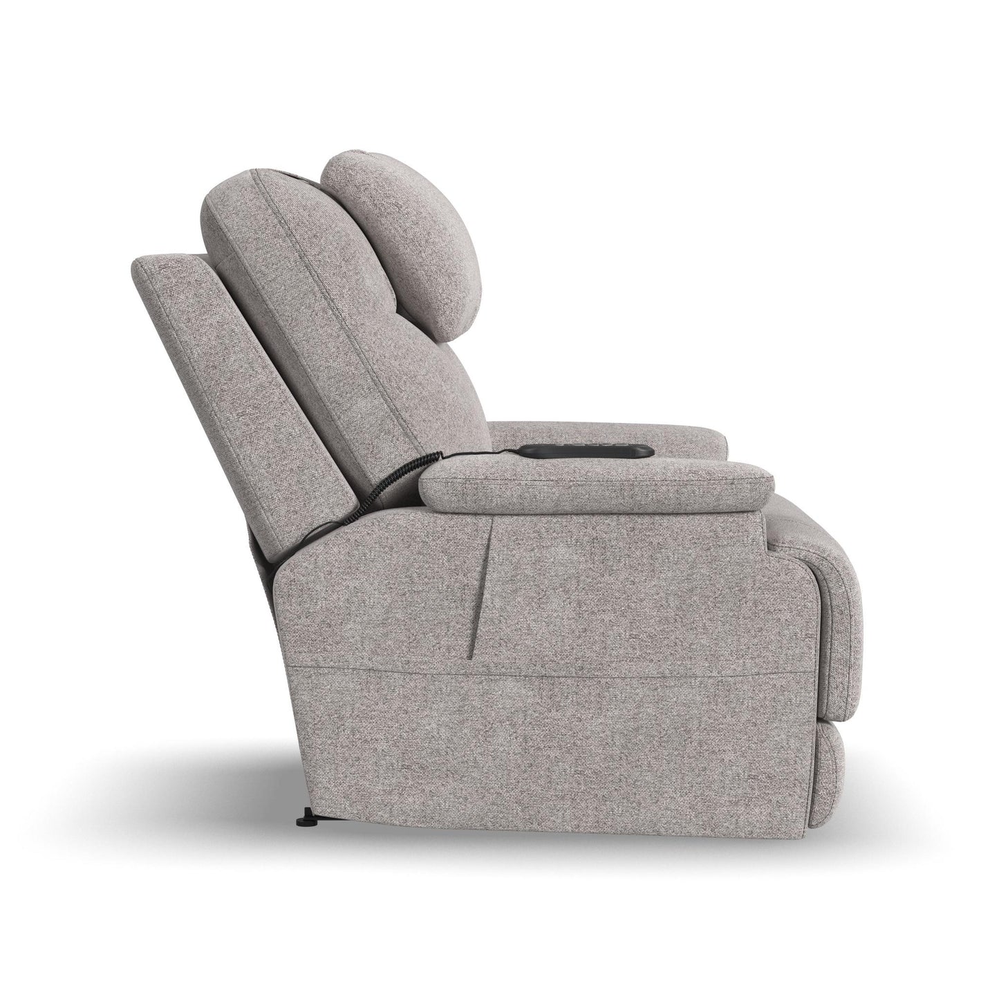 Zecliner Model 2 Petite Dove Fabric Power Lift Recliner with Power Headrest & Lumbar