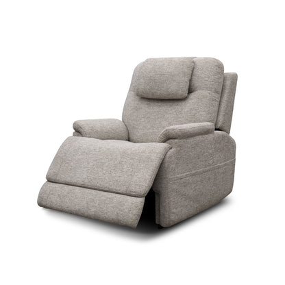 Zecliner Model 2 Petite Shell Fabric Power Lift Recliner with Power Headrest & Lumbar