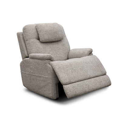 Zecliner Model 2 Petite Shell Fabric Power Lift Recliner with Power Headrest & Lumbar