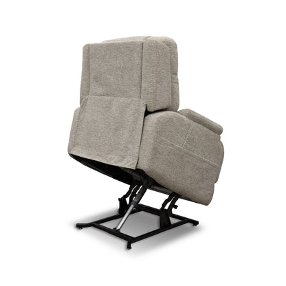 Zecliner Model 2 Petite Shell Fabric Power Lift Recliner with Power Headrest & Lumbar