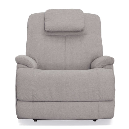 Zecliner Model 1 Dove Fabric Power Sleep Recliner with Power Headrest & Lumbar