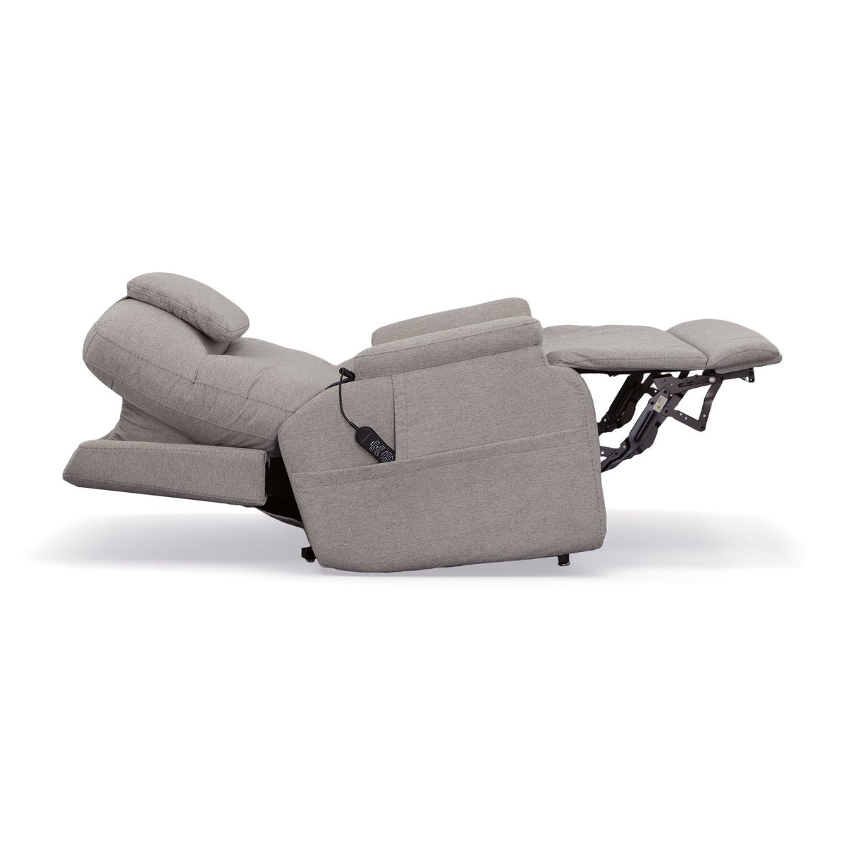 Zecliner Model 1 Dove Fabric Power Lift Sleep Recliner with Power Headrest & Lumbar