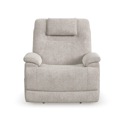 Zecliner Model 2 Shell Fabric Power Sleep Recliner with Power Headrest & Lumbar