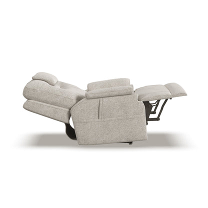 Zecliner Model 2 Shell Fabric Power Sleep Recliner with Power Headrest & Lumbar