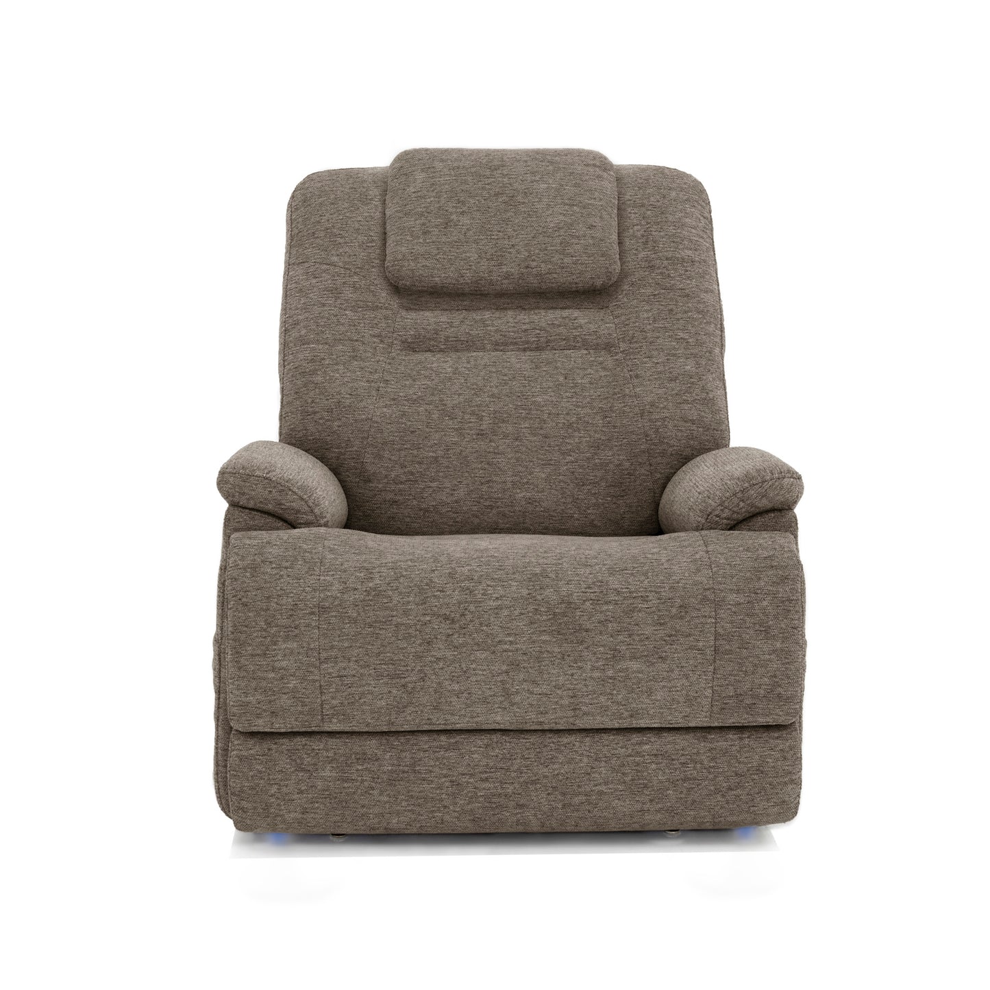 Zecliner Model 2+ Toast Fabric Power Lift Sleep Recliner with Power Headrest, Lumbar, Heat & Massage