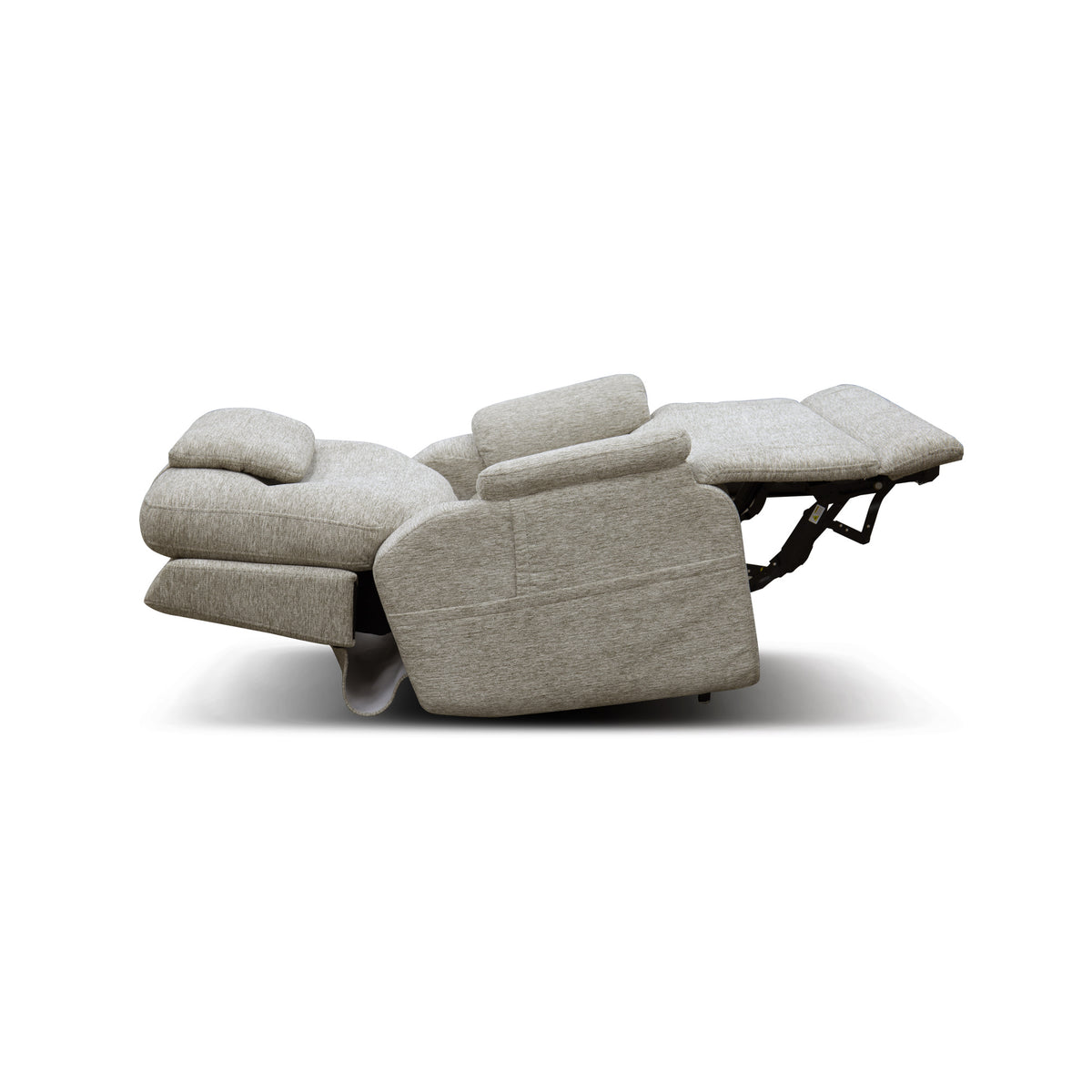 Zecliner Model 2+ Shell Fabric Power Lift Sleep Recliner with Power Headrest, Lumbar, Heat & Massage