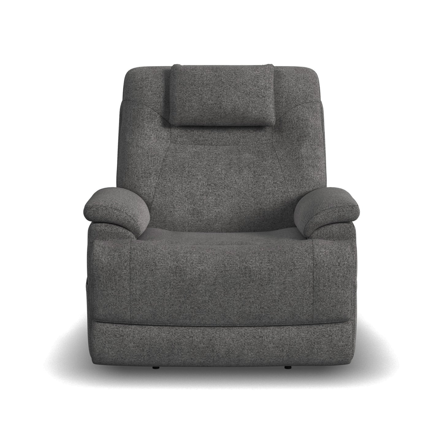 Zecliner Model 2 Dark Gray Fabric Power Lift Sleep Recliner with Power Headrest & Lumbar