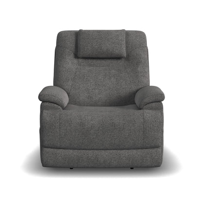 Zecliner Model 2 Dark Gray Fabric Power Lift Sleep Recliner with Power Headrest & Lumbar