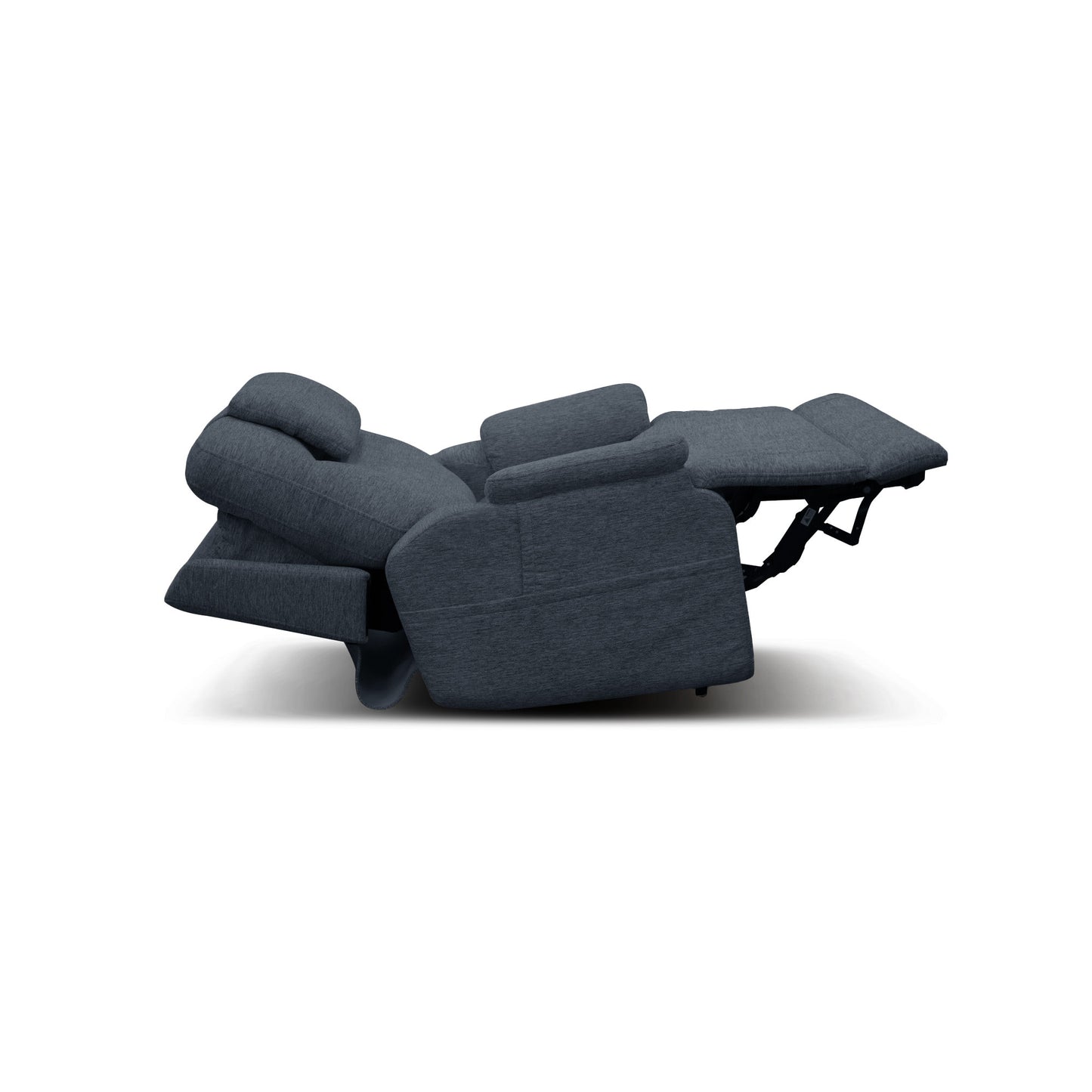 Zecliner Model 2 Denim Fabric Power Lift Sleep Recliner with Power Headrest & Lumbar