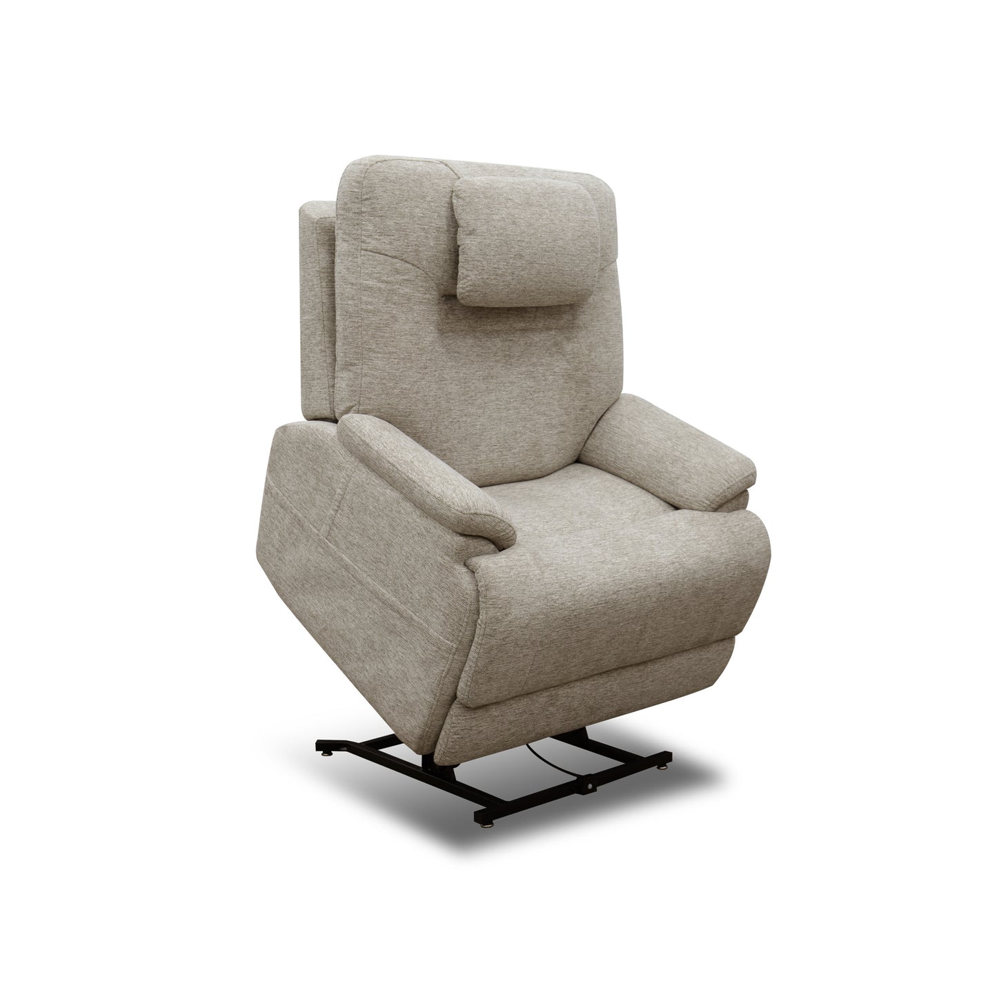 Zecliner Model 2 Shell Fabric Power Lift Sleep Recliner with Power Headrest & Lumbar