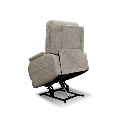 Zecliner Model 2 Shell Fabric Power Lift Sleep Recliner with Power Headrest & Lumbar