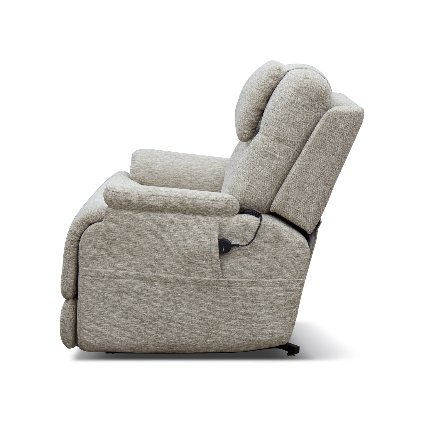 Zecliner Model 2 Shell Fabric Power Lift Sleep Recliner with Power Headrest & Lumbar