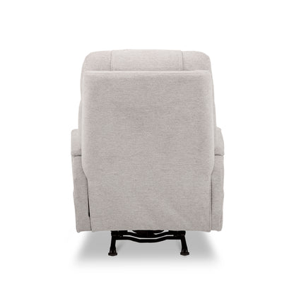 Zecliner Model 3+ Ceramic Fabric Power Rocking Sleep Recliner with Power Headrest, Lumbar, Heat & Massage