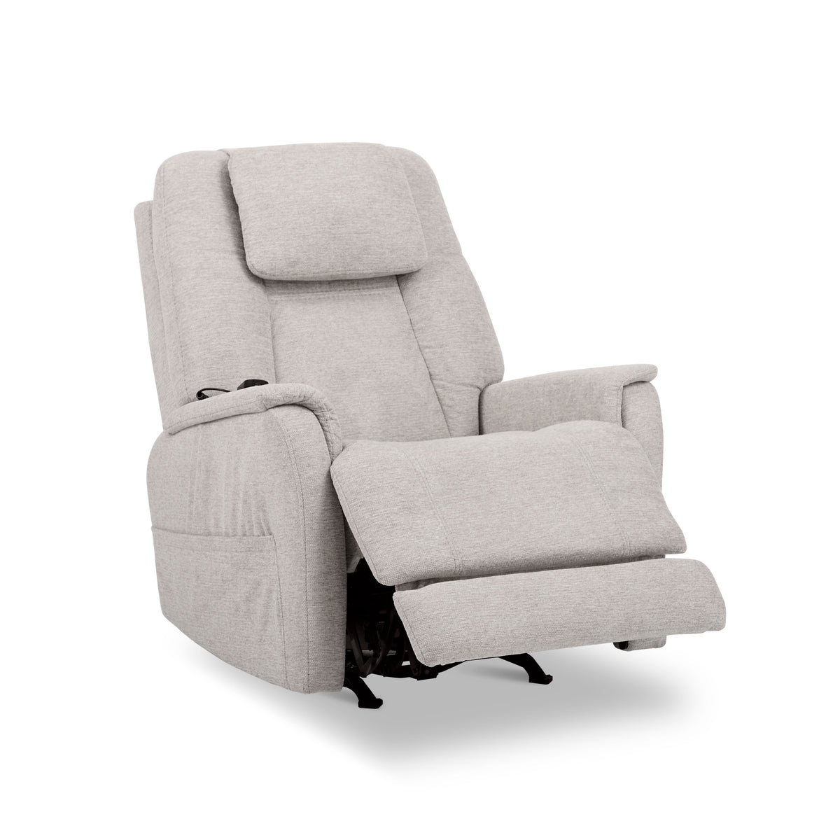 Zecliner Model 3+ Ceramic Fabric Power Lift Sleep Recliner with Power Headrest, Lumbar, Heat & Massage