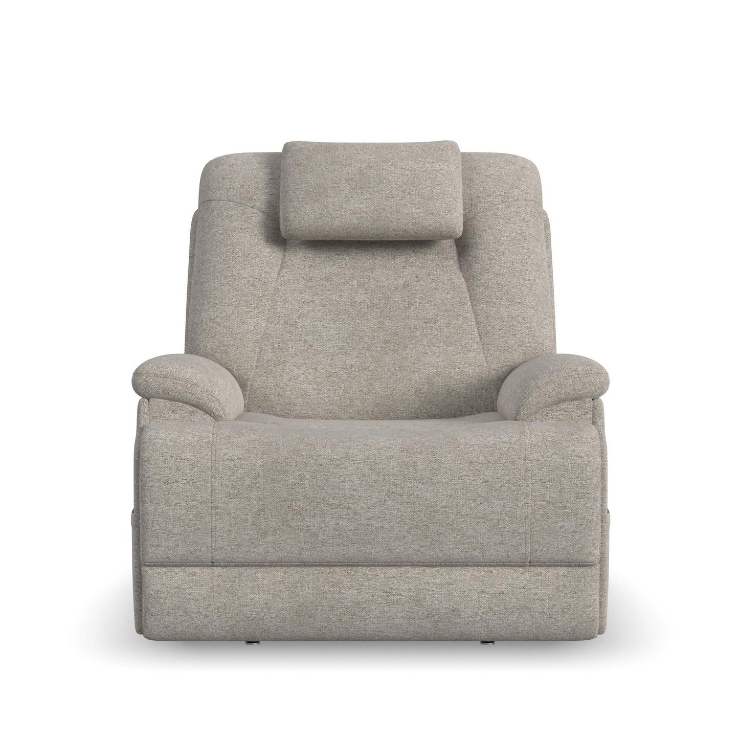 Zecliner Model 4+ Shell Fabric Power Lift Recliner w/ Power Headrest & Lumbar, Heat & Massage